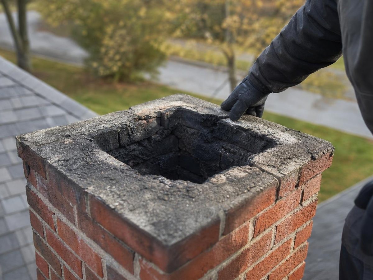 Shear Lane Chimney Repair work in Brookline